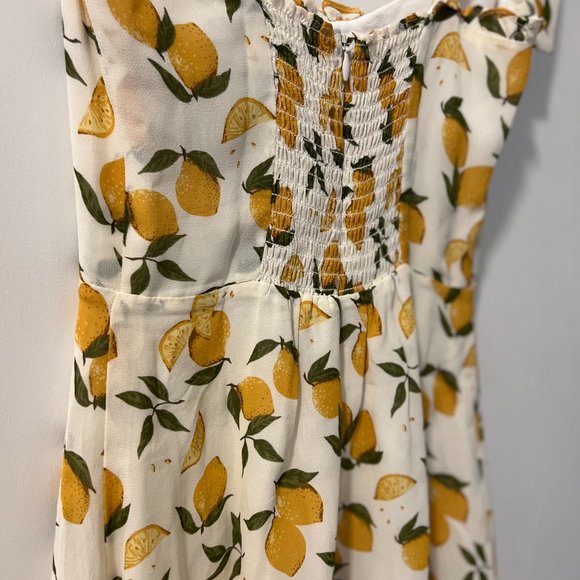 Reformation Christine Dress (Lemon, Size 2) - Picture 8 of 8